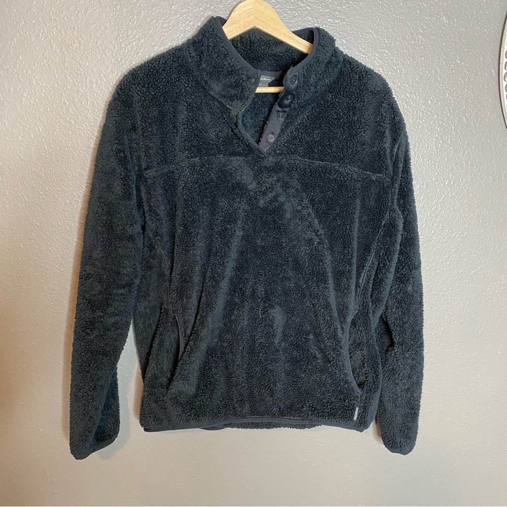 Eddie Bauer Dark Gray Zip Up Sweater